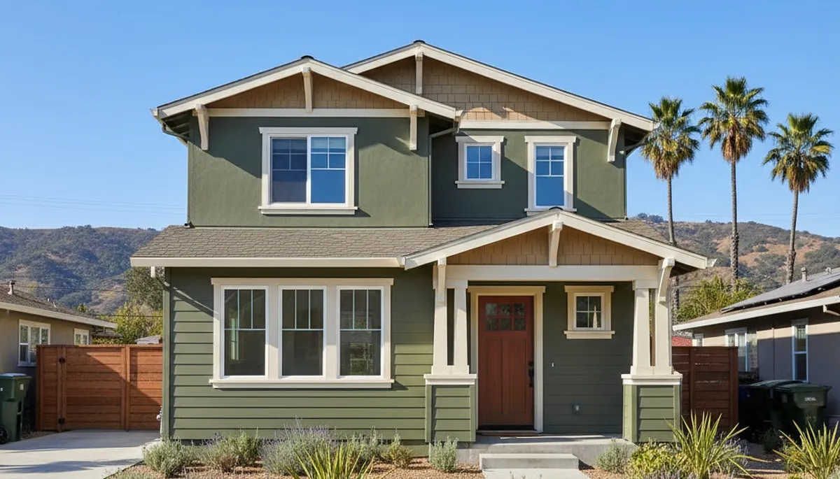 Fresh exterior house painting in San Jose, CA showcasing smooth, durable finish and weather protection