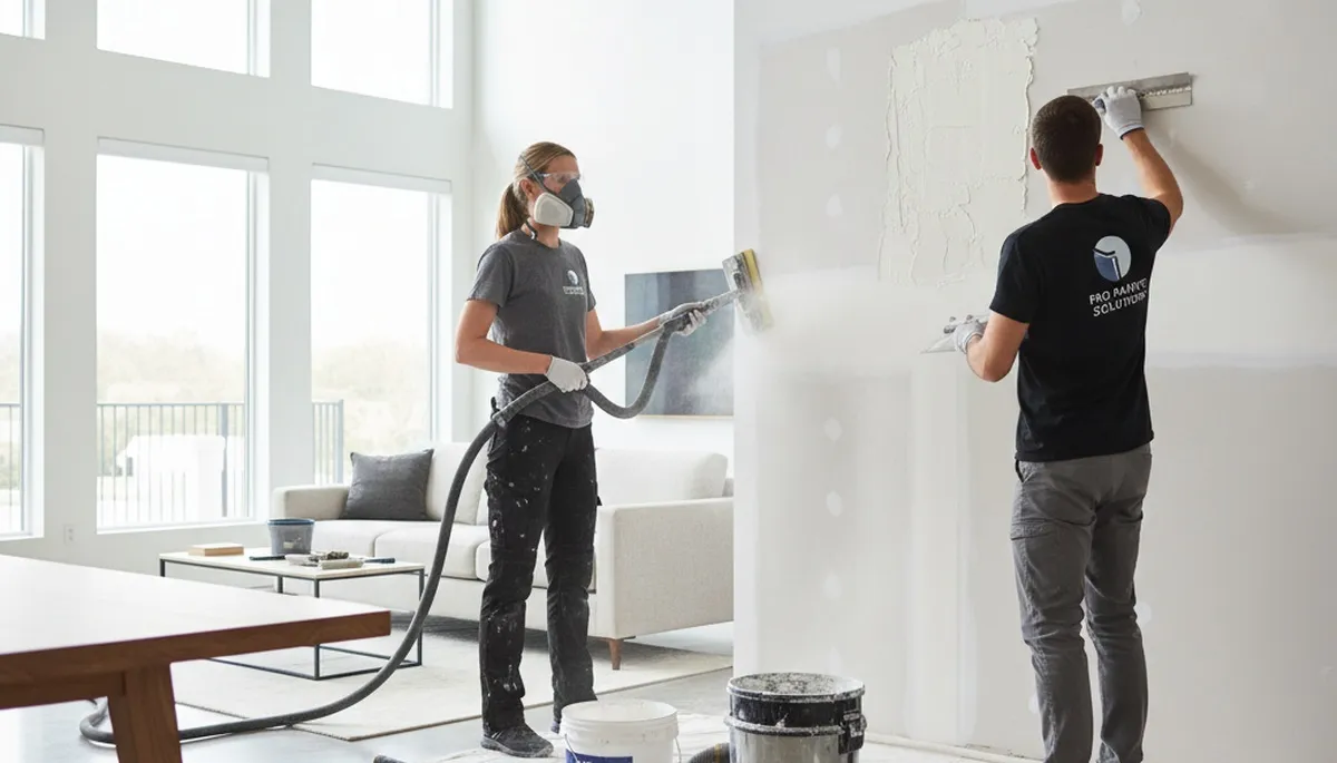 Drywall repair and wall restoration by professional painters in San Jose, CA home interior