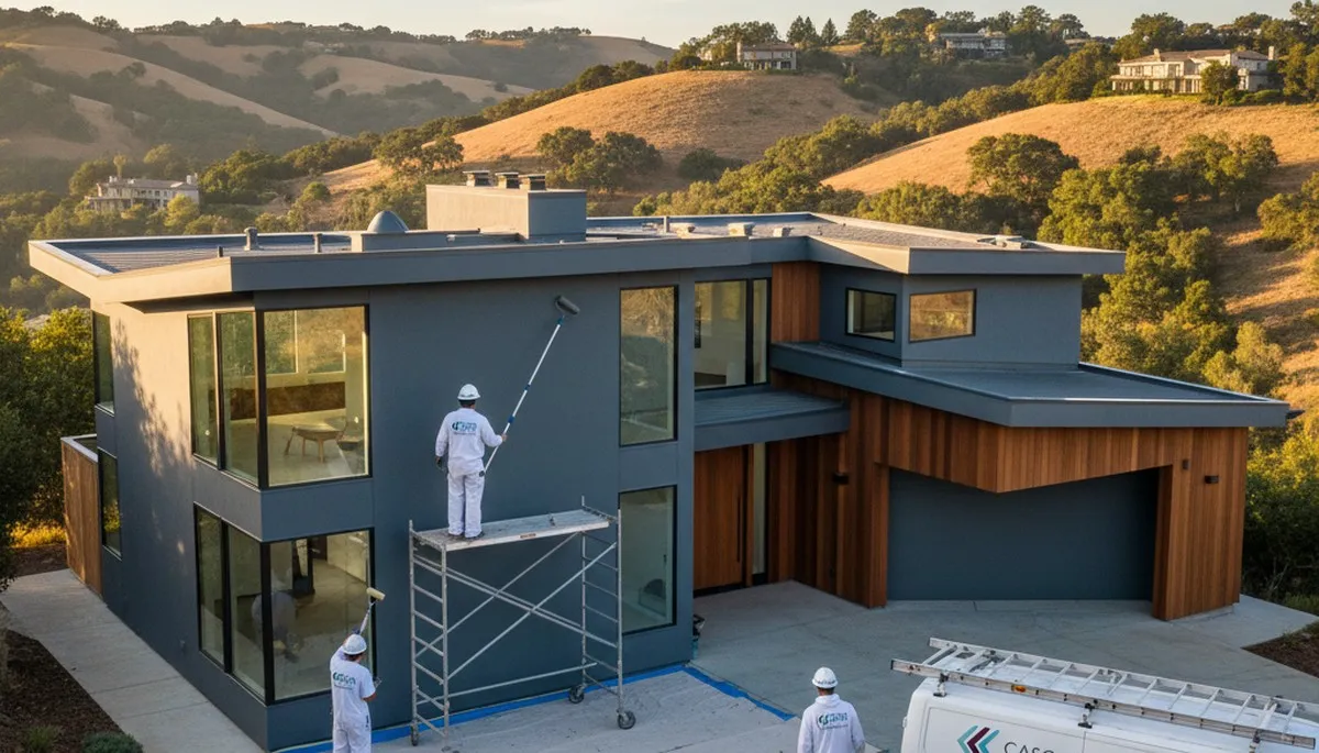 House painting service in San Jose, CA for residential exterior and interior homes