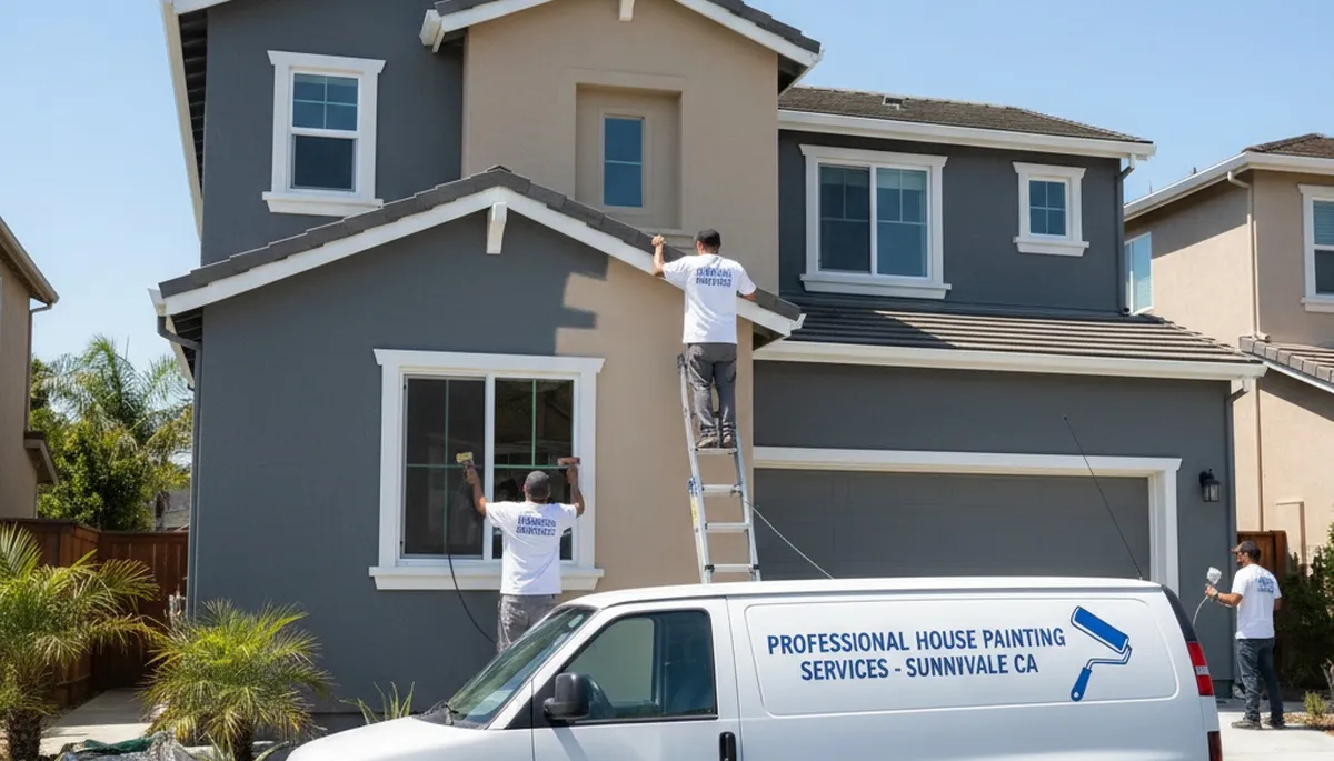 Professional house painters in San Jose CA providing expert residential exterior painting services
