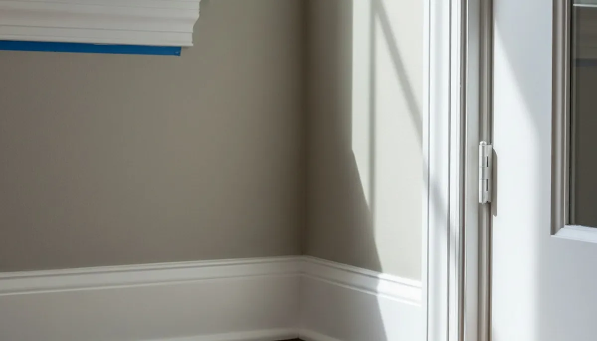 Professional interior trim painting with clean lines and detail in a San Jose, CA home